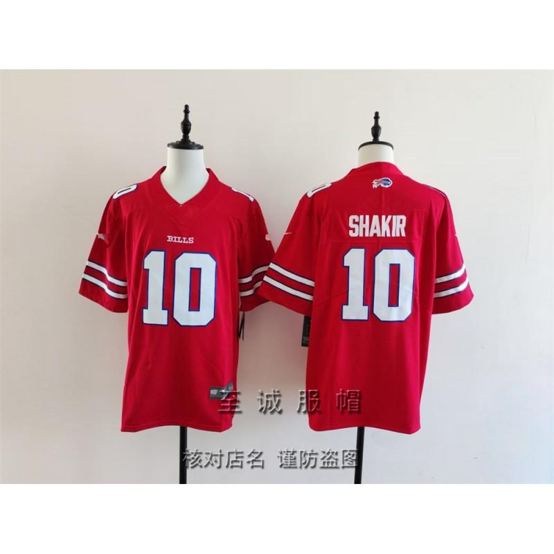 Mens Buffalo Bills Embroidered NFL Football Jersey Premium Cotton Blend Sportswear Fan Wear Casual Training