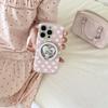 Heart Rabbit Cat Magnetic Stand Case for iPhone 17/16 Pro Max/15/14