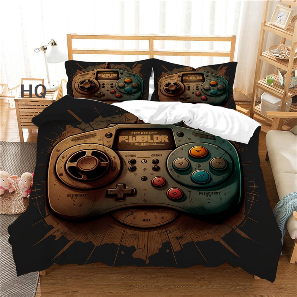 Trösterbezug-Set für Teenager, 3D-Spielekonsolen-Druck, Heimtextilien aus hochwertigem Polyester