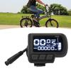 EN06 LCD Bike Display Meter Speedmeter with Light Connector 6pin Waterproof Wire 24V 36V 48V 60V Electric Bike Display Panel for 22.2mm Handlebar