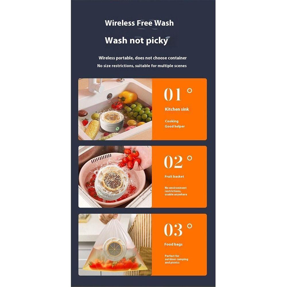 Oplaadbare Groente Versheid Verlengend Draagbare Draadloze Groentewasser Fruit & Voedsel