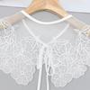 Accessori per Gonne Decorative Floreali Giapponesi con Foro Finto Collare a Sciarpa