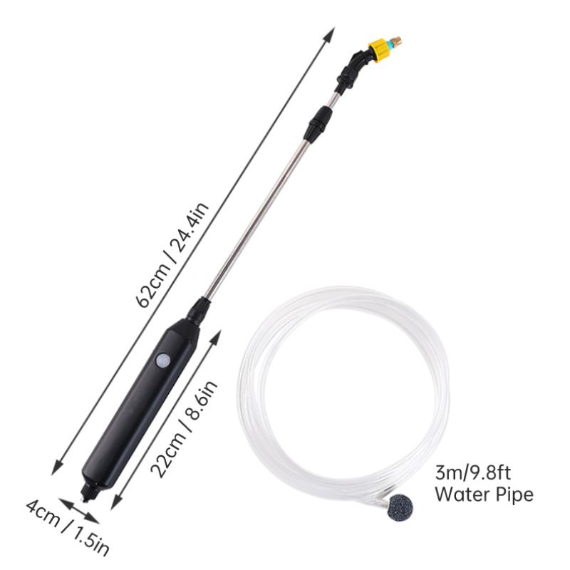 1 buc pulverizator electric, reîncărcabil, duză pentru stropire pentru plante de grădină, pistol portabil reglabil pentru udare, instrumente de irigare a grădinii