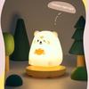 Cartoon-Tier-Nachtlampe, sanfte Beleuchtung, flimmerfrei, dimmbar, wiederaufladbar, Nachttischlampe, Nachttischlampe, Dekoration