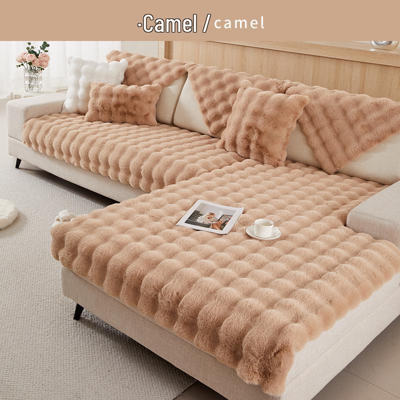 Husă de Pernă Luxoasă din Pluș pentru Fereastră Golfului, Canapea, Sufragerie și Noptieră