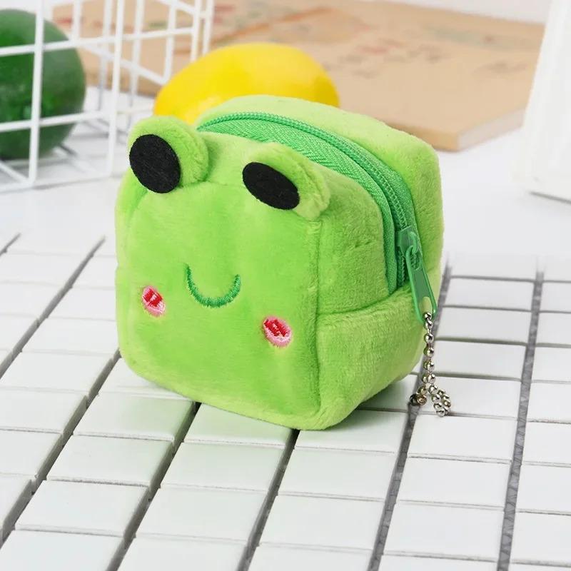 Animal Shape Plush Coin Purse Headphone Bag Zipper Wallet Women Coin Bag Kawai Key Bag Money Coin Purse Gifts