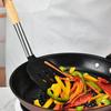 Silicone Kitchenware Non-Stick Heat-resistant Cookware Kitchen Utensils Set Spatula Shovel Spoon Wooden Handle Cooking Tool Set