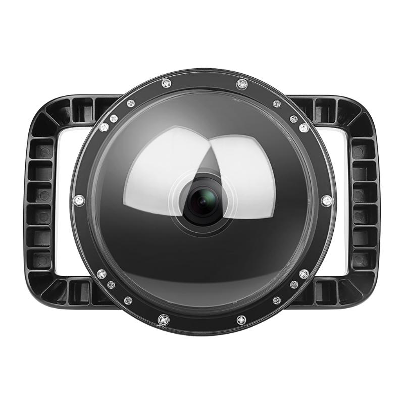 Handheld Dome Port 45m Waterproof Diving Housing for Case Cover with 180 Super Wide Angle for Camera