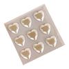 3D Faux Crystal Heart Sticker Self-Adhesive Easy To Apply Perfect for DIY Scrapbooking Journaling Supply