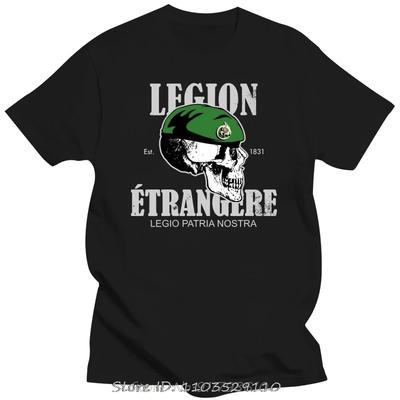 גברים צרפת Apedes Legio Patria Nostra חולצת טריקו לגיון הזרים הצרפתי בגדי כותנה טי שיר בגדי רחוב טיז מתנת יום הולדת חולצת טריקו