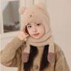 Elastic Kids Snow Beanie Trendy Kids Winter Scarf Versatile Plush Mask Hat  Outdoor