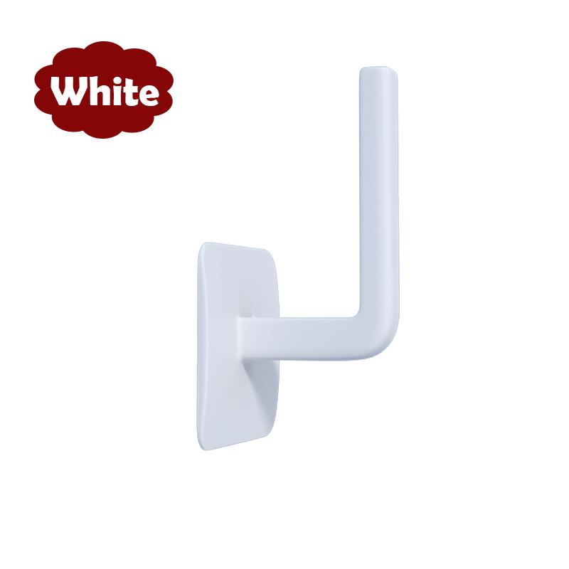 3pcs L-shape Punch-free Hooks Wall Mounted Cloth Hanger For Coats Hats Towels Clothes Kitchen Rack Roll Bathroom Holder#ww