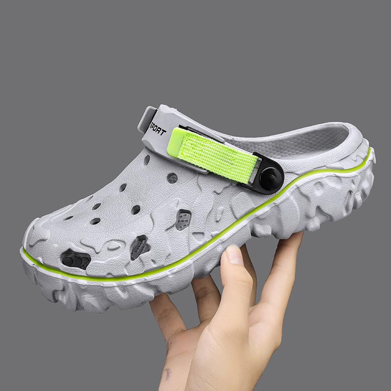Summertime Men Aqua Shoes Slide Shoes Eva Men Outside Water Clogs Male Beach Footwear Stylish Water Shoes Luxury Sandal Shoes Comfort Home