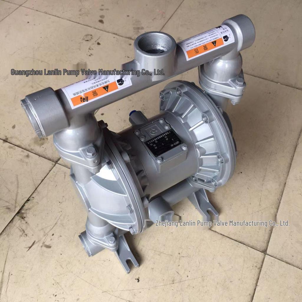 Pneumatic Diaphragm Pump QBY-40: Plastic & Stainless Steel, Resistant to Corrosion, Acids & Alkalis, for Coatings, Paints, Adhesives