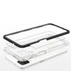 Clear 3In1 Etui Do Samsung Galaxy A22 4G Żelowy Pokrowiec Z Ramką Czarny