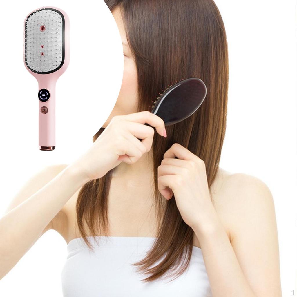 Electric Hair Oil Dispenser Comb Scalp Care Even Distribution 3 Modes Vibrating Massage