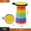 Adjustable Portable Folding Telescopic Stool for Outdoor Camping and Fishing