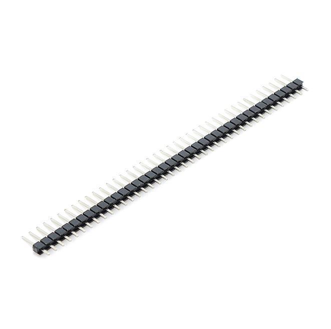 Colorful Single Row Straight Pin Header 2.54mm Pitch 1×40P Electronic Connector 100pcs Lot
