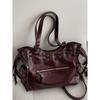 Retro Large-capacity Underarm Bag Women's 2026 Winter New Simple Tote Bag Fashionable Shoulder Commuter Bag Women
