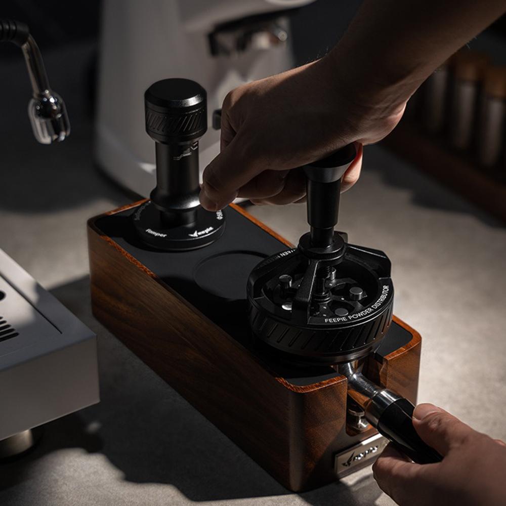 Feepie 58MM Coffee Cloth Powder Needle Automatic Rotating Stirrer Coffee Powder Needle Push-type Rotating Powder Needle