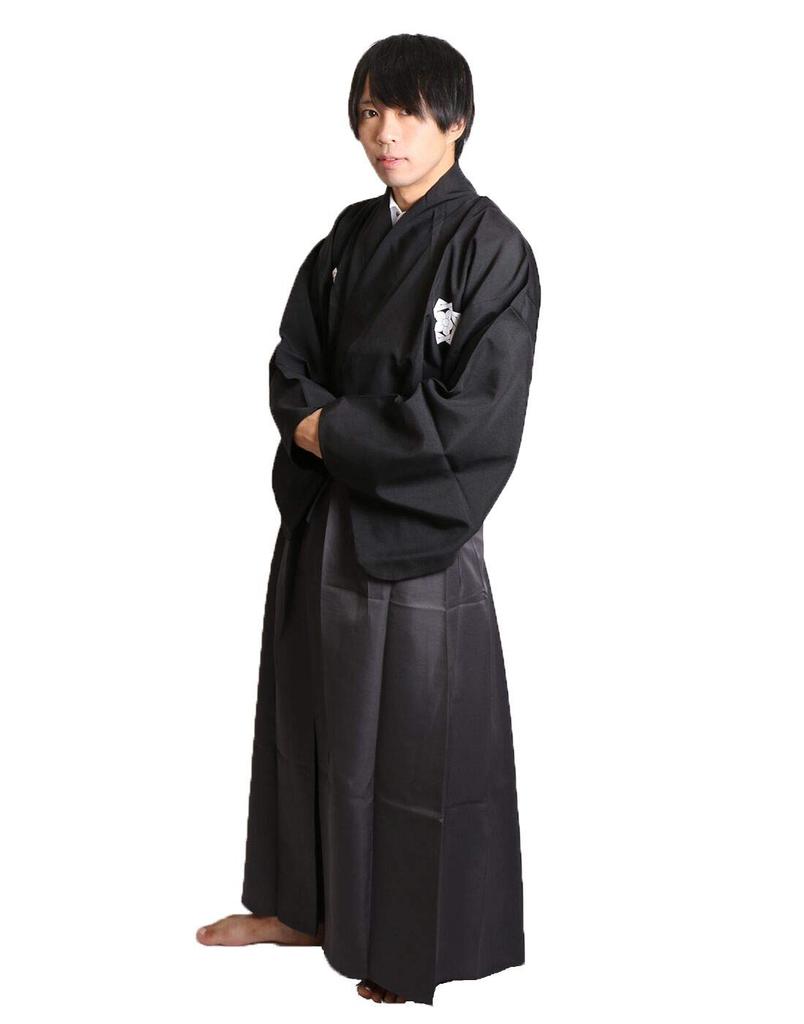 [NEW] Ryoma Sakamoto Samurai Cosplay Costume Set, Iconic Japanese Historical Hero, One Size Fits All, Kimono & Hakama Outfit, MAKE CHEERFUL Brand