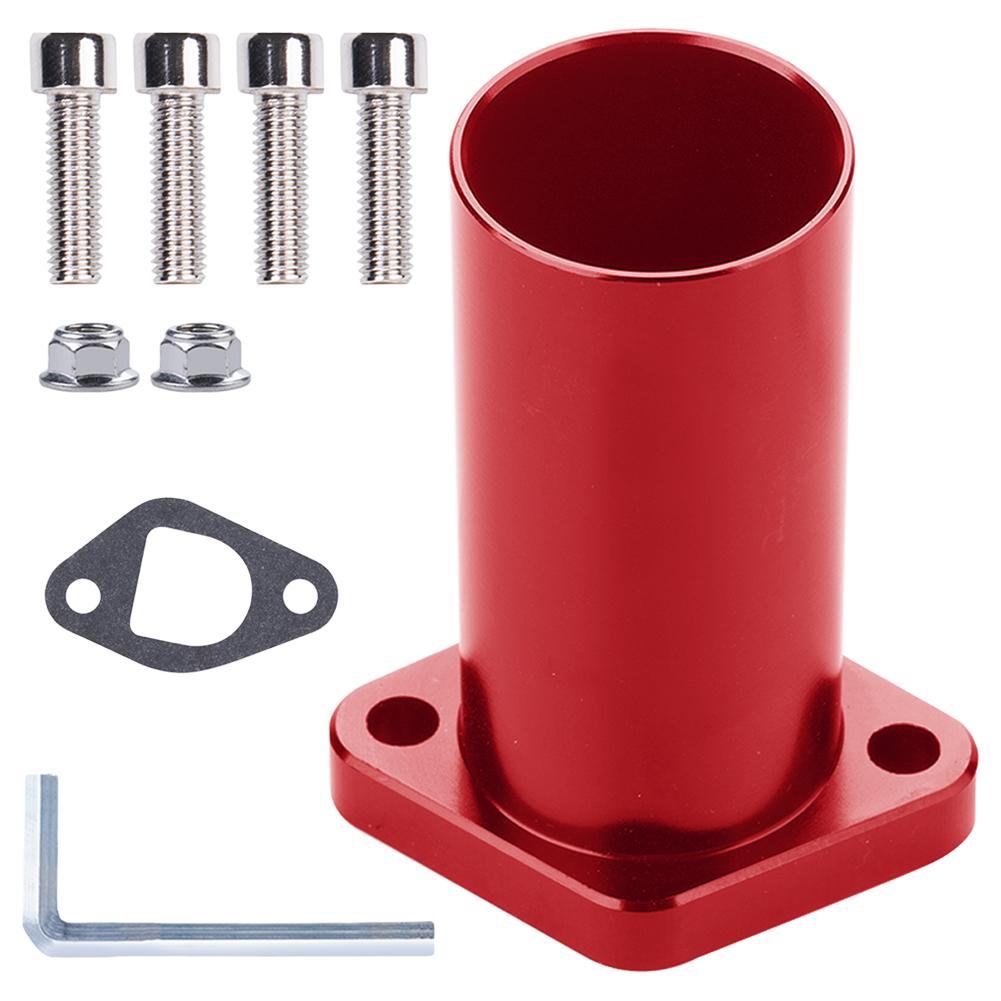 Carb Intake Pipe Manifold Boot Adapter Interface Intake Pipe Manifold Dirt Bike Adapter Joint Gasket for 212cc GX200 VM22 Parts красный