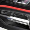 2pcs Car Window Lifting Switch Control Decoration Cover Trim for Ford Mustang 2015- Auto Accessories Carbon Fiber