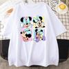 Unisex Streetwear Top T-shirt Ulzzang Harajuku Fawn Bambi Printed Tshirt Summer Short Sleeves Casual Clothing