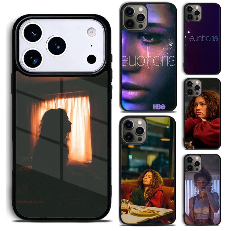 American TV Euphoria Zendaya Rue Phone Case For iPhone 17 16 15 14 13 12 11 Pro Max Plus 17Air Soft Silicone Cover