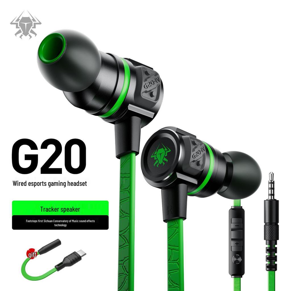 PLEXTONE Puji G20 Type-C 3.5mm Gaming Earbuds for Mobile Devices
