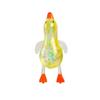 Crystal Transparent Kawaii Duck Glitter Stress Ball Non-Toxic Squeeze Toy Soft Squishy Heal Relief Pressure Anxiety Fidget Toy
