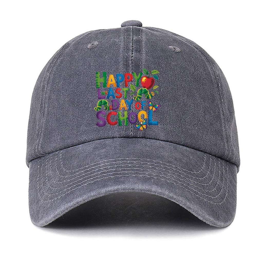 Very Hungry Caterpillar A Little Progess Each Day Adds Up To Big Results Graphic Cap Women Unisex Summer Cartoon Baseball Hat