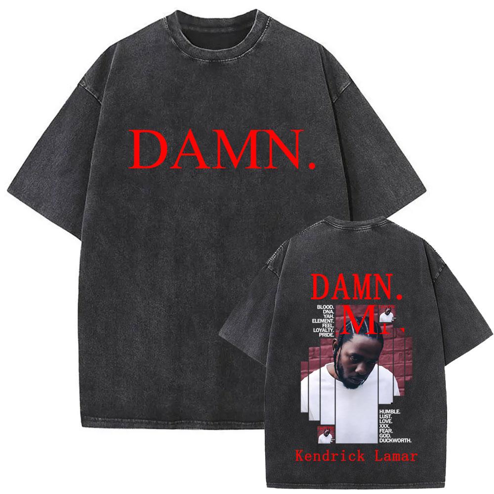 Rapper Kendrick Lamar Großes Gesicht Grafik T-Shirt Nicht Wie Wir Mr. Morale The Big Steppers T-Shirts Herren Hip Hop Übergroßes T-Shirt