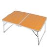 ZISIZ Outdoor Folding Bamboo Table