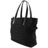 Chanel New Travel Line Tote GM Tote Bag A15825 Black Nylon Canvas Women Used