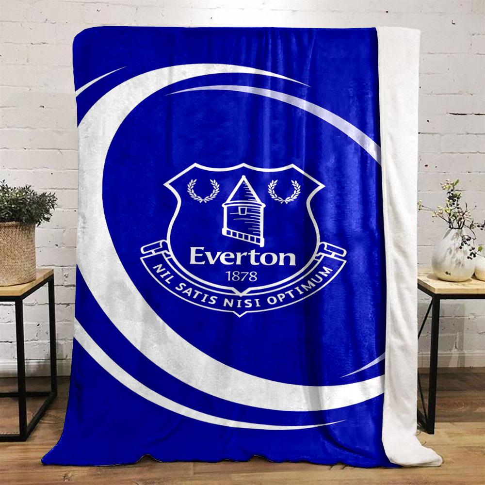 Everton FC Blue Blanket Design print blanket soft and cozy perfect for the living room bed sofa or a nap,gift