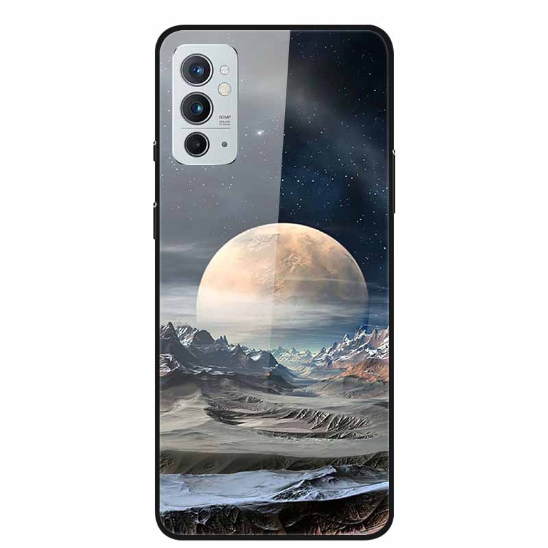 Tempered Glass Cover For Oneplus 9RT Case 1+ 9RT Hard Back Cover for Oneplus 9RT 5G Case Coque Bumper Funda OnePlus 9 1+9RT