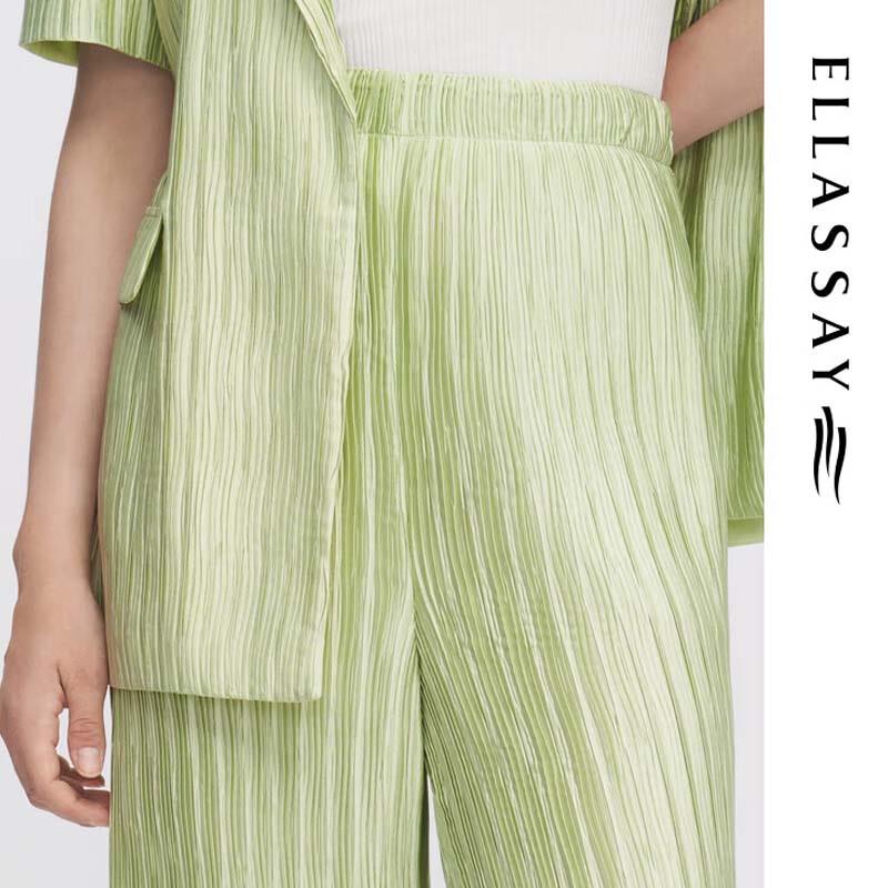 ELLASSAY Women's Slimming Relaxed Wide-Leg Pants