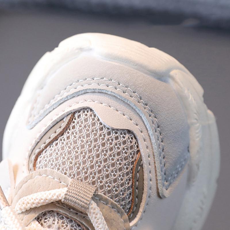 New Breathable Mesh Sneakers for Kids Daddy Shoes for Girls Soft Soled Baby Toddlers