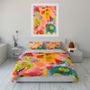 Fresh Fruits Pattern Set Design Exquisite Three-Piece Bedding Set Gift For Kids And Adults