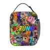 Sprunki Logo Insulated Lunch Bags Leakproof Game Lunch Container Thermal Bag Tote Lunch Box Beach Outdoor Food Handbags