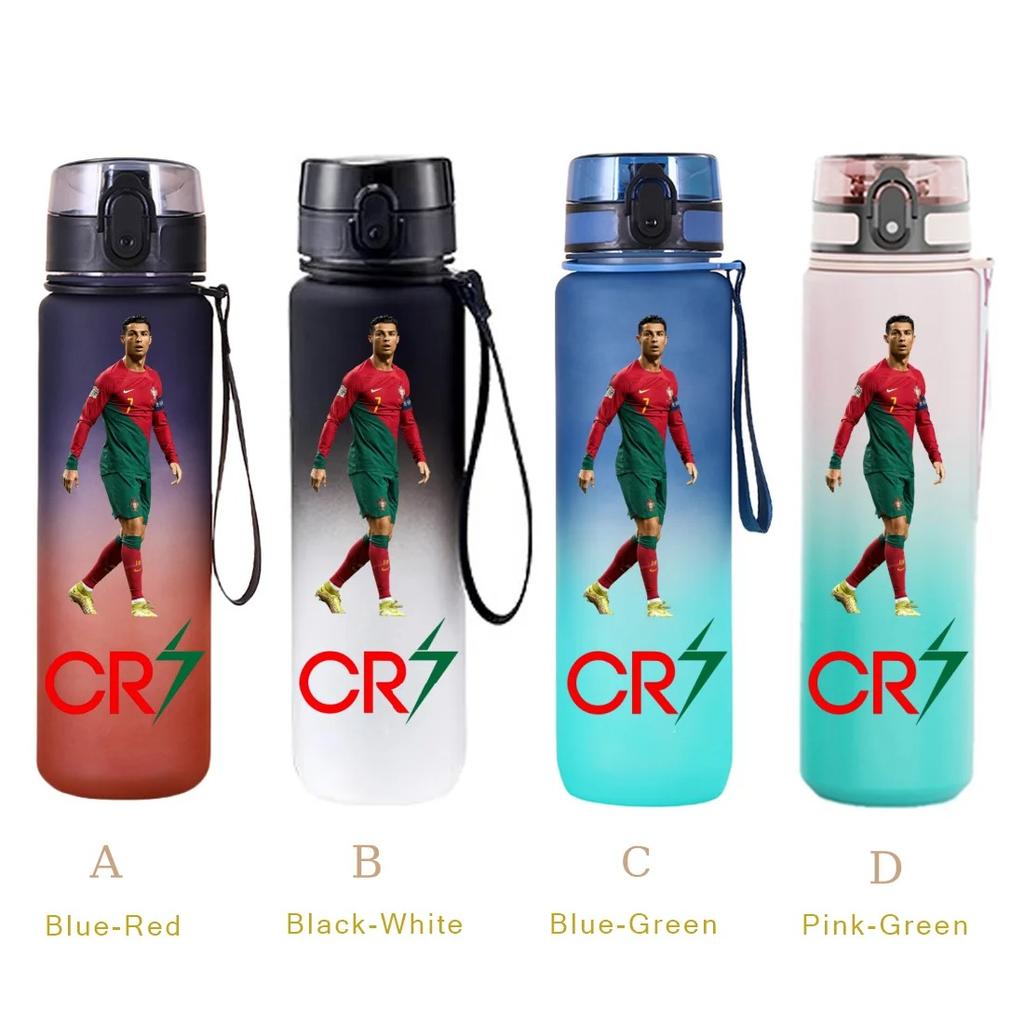 650ml Lamine Yamal Ronaldo Estrela do Futebol Garrafa de Água Esportiva Garrafa de Bebida para Caminhada Chaleira Tampa Flip Copo de Plástico Presentes para Fãs 6