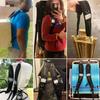 New Black Backpack Straps Oxford Cloth Shock Absorption Replacement Strap Bags Shoulder Strap Climbing Hiking