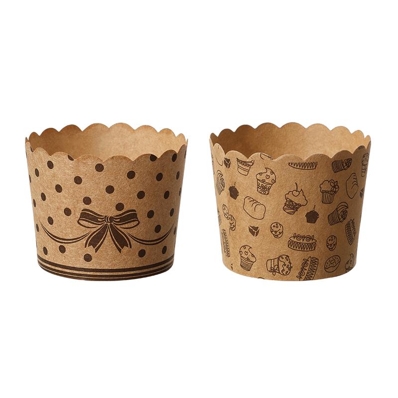 MAXCOOK 100-Pack Kraft Paper Cupcake Baking Cups