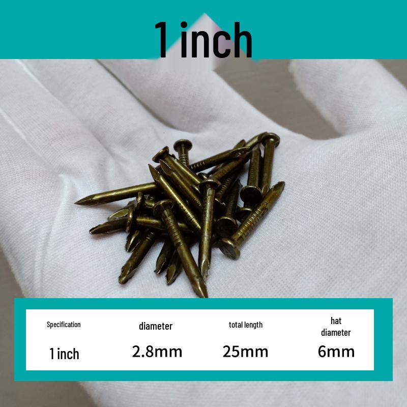 Multi-Purpose Steel Nails for Hanging Pictures and Frames on Concrete or Wood Walls