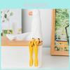 Wooden Seagull Craft Figurine With Minimalist Design For Home Decor And Giftgiving