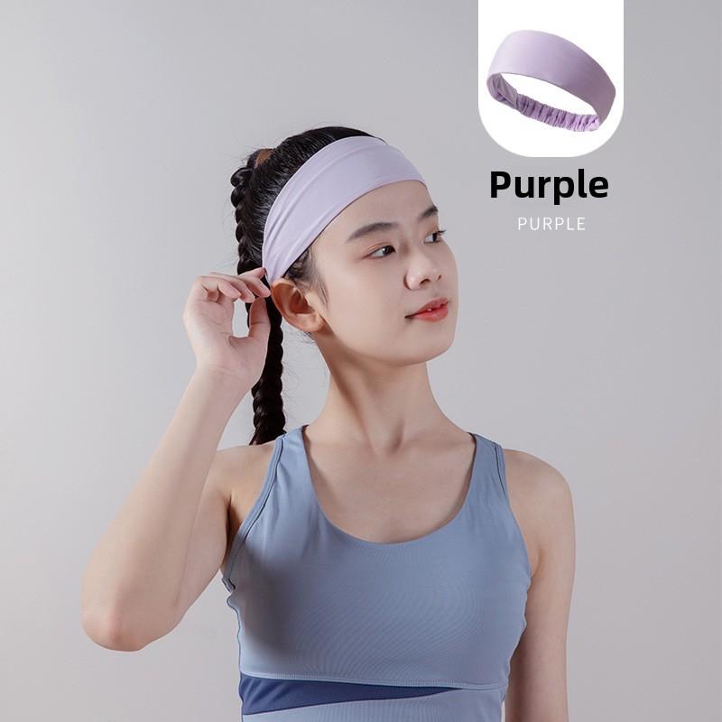 Sports Headband, Workout Headband for Women Men, Yoga Running Fitness Elastic Sweatband, Quick Dry Non-Slip Headscarf