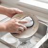 3/6PCS Microfiber Double-Sided Dishcloth Thickened Cleaning Sponges Reusable Pot Scrubber  Camping