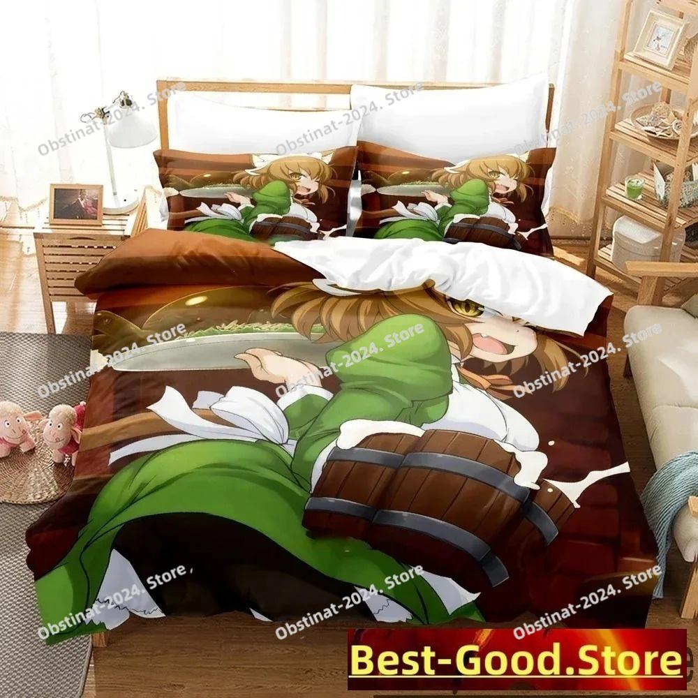 3D Print DanMachi Anime Hestia Bedding Set Duvet Cover Bed Set Quilt Cover Pillowcase Comforter king Queen Size Boys Adult