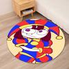 The Amazing Digital Circus Printed Round Rug Carpet Chair Rug Area Rug Entryway Doormats,for Office Chair Living Room Bedroom Kitchen Room.